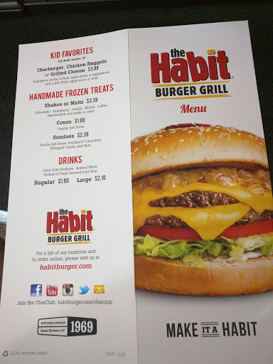 Hamburger Restaurant «The Habit Burger Grill», reviews and photos, 1855 E Daily Dr, Camarillo, CA 93010, USA