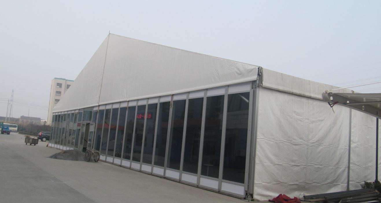 Party Tent With Glass Wall