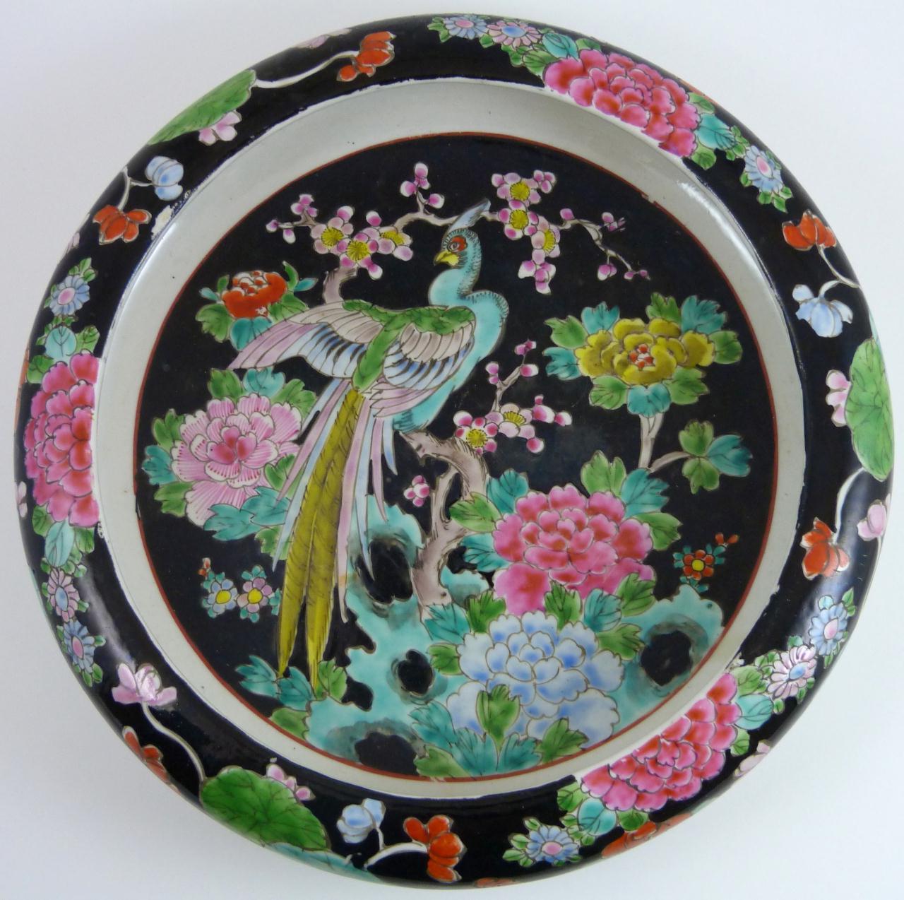 Has a hand painted enameled