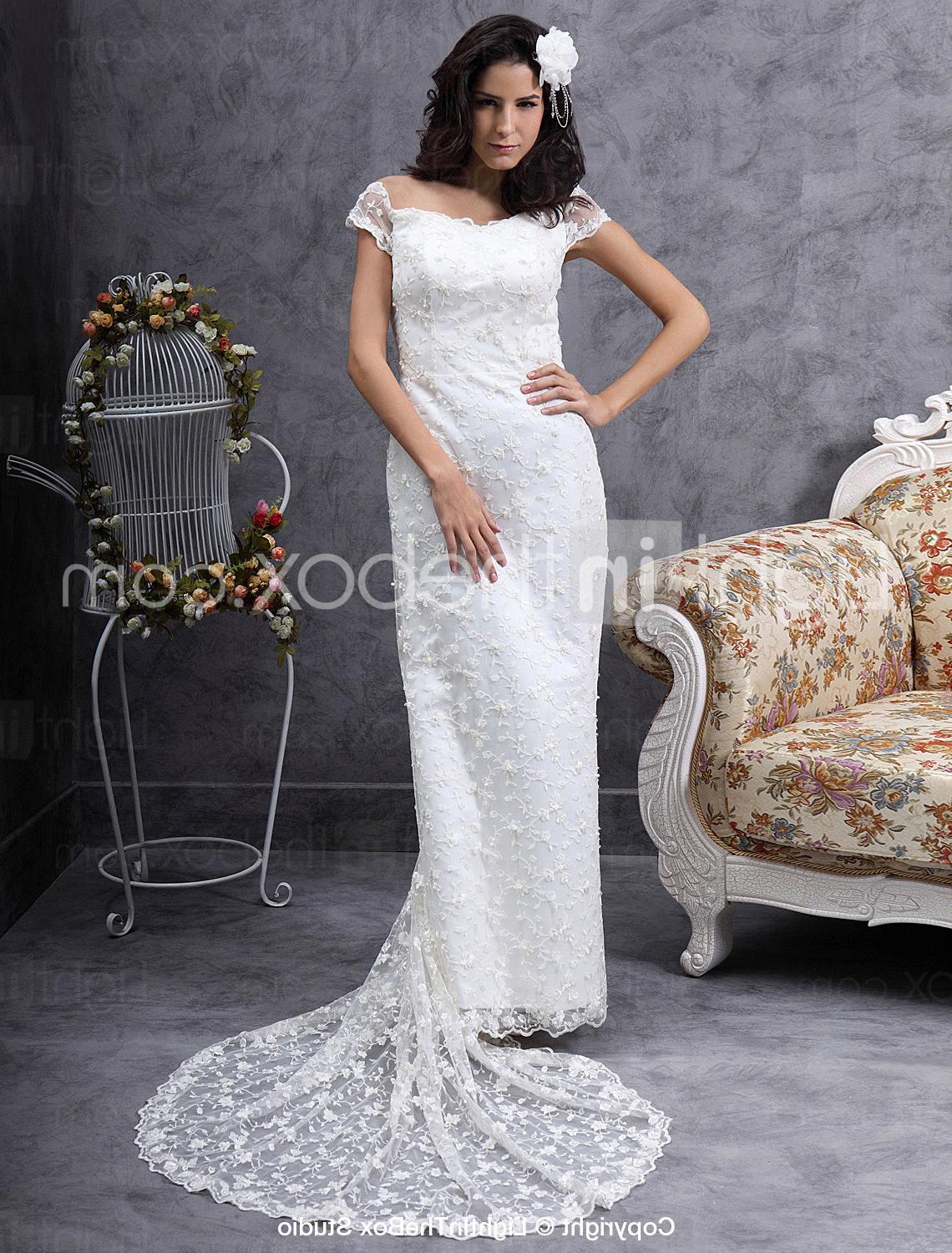 Lace Satin Wedding Dress