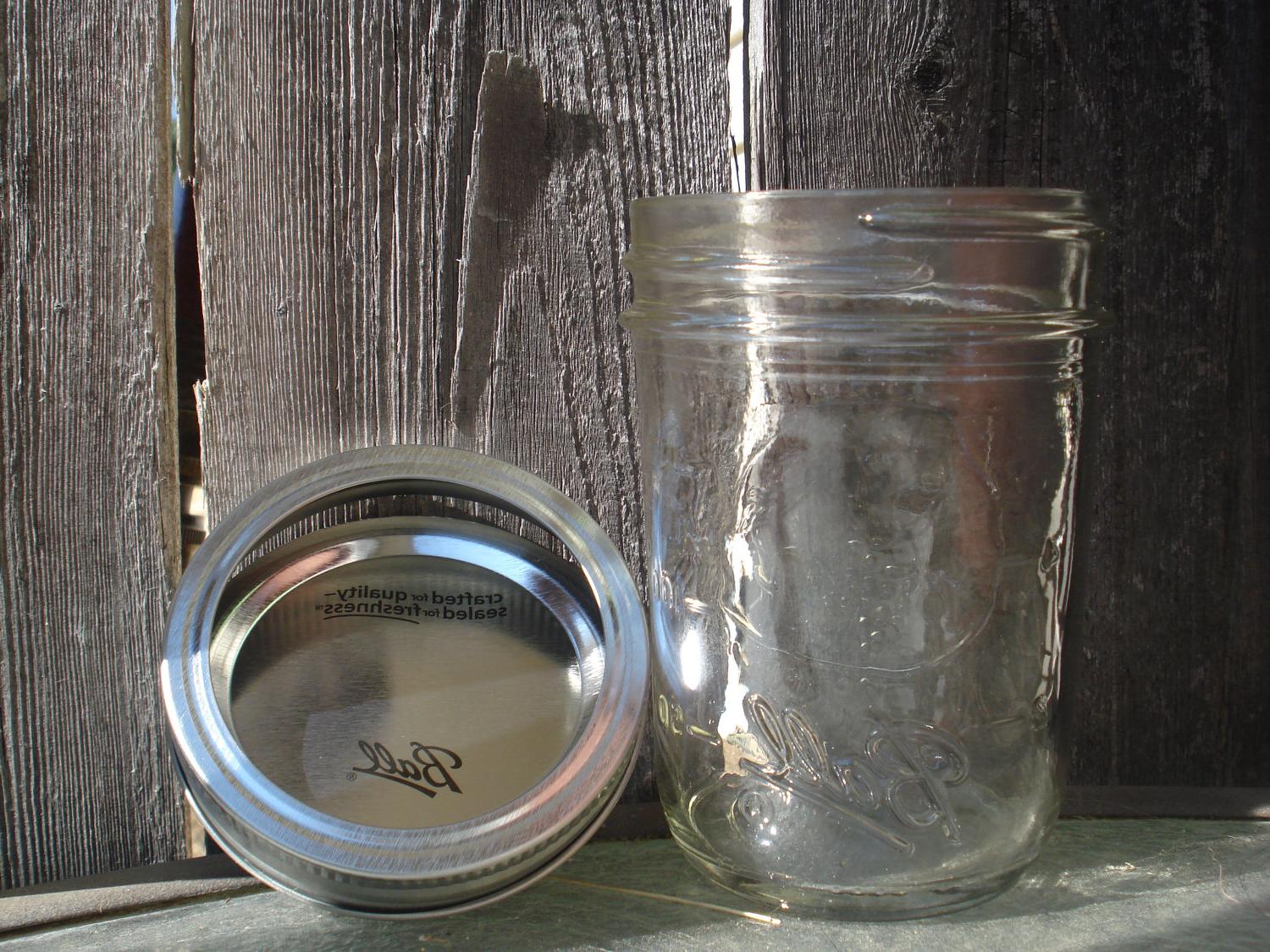 Ball Mason drinking glass jars