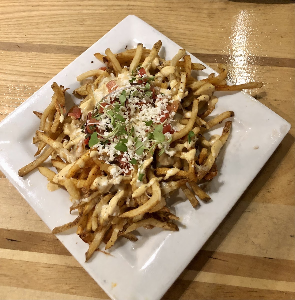 Nacho fries appetizer