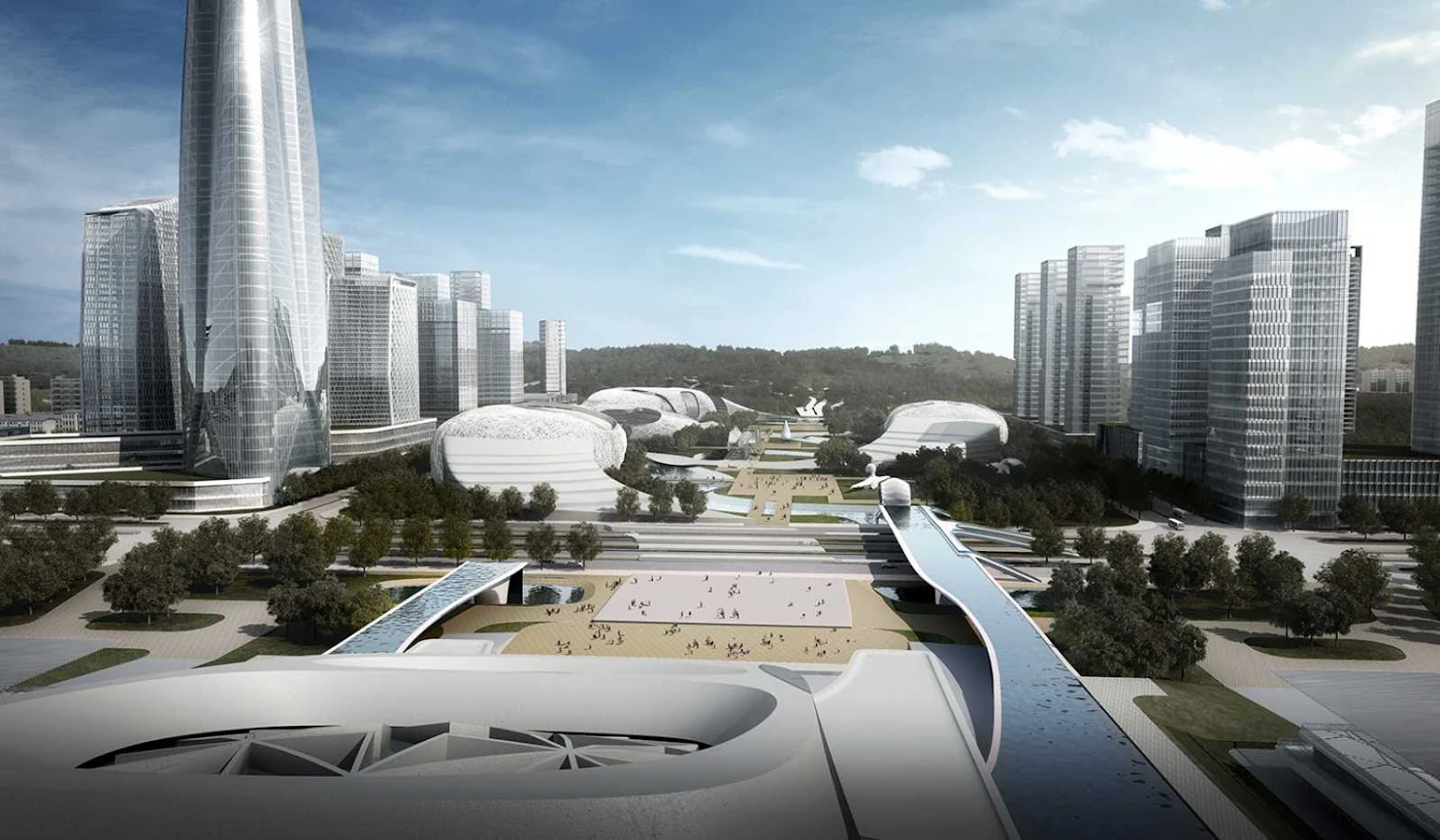 Yichang New District Master Plan by AmphibianArc