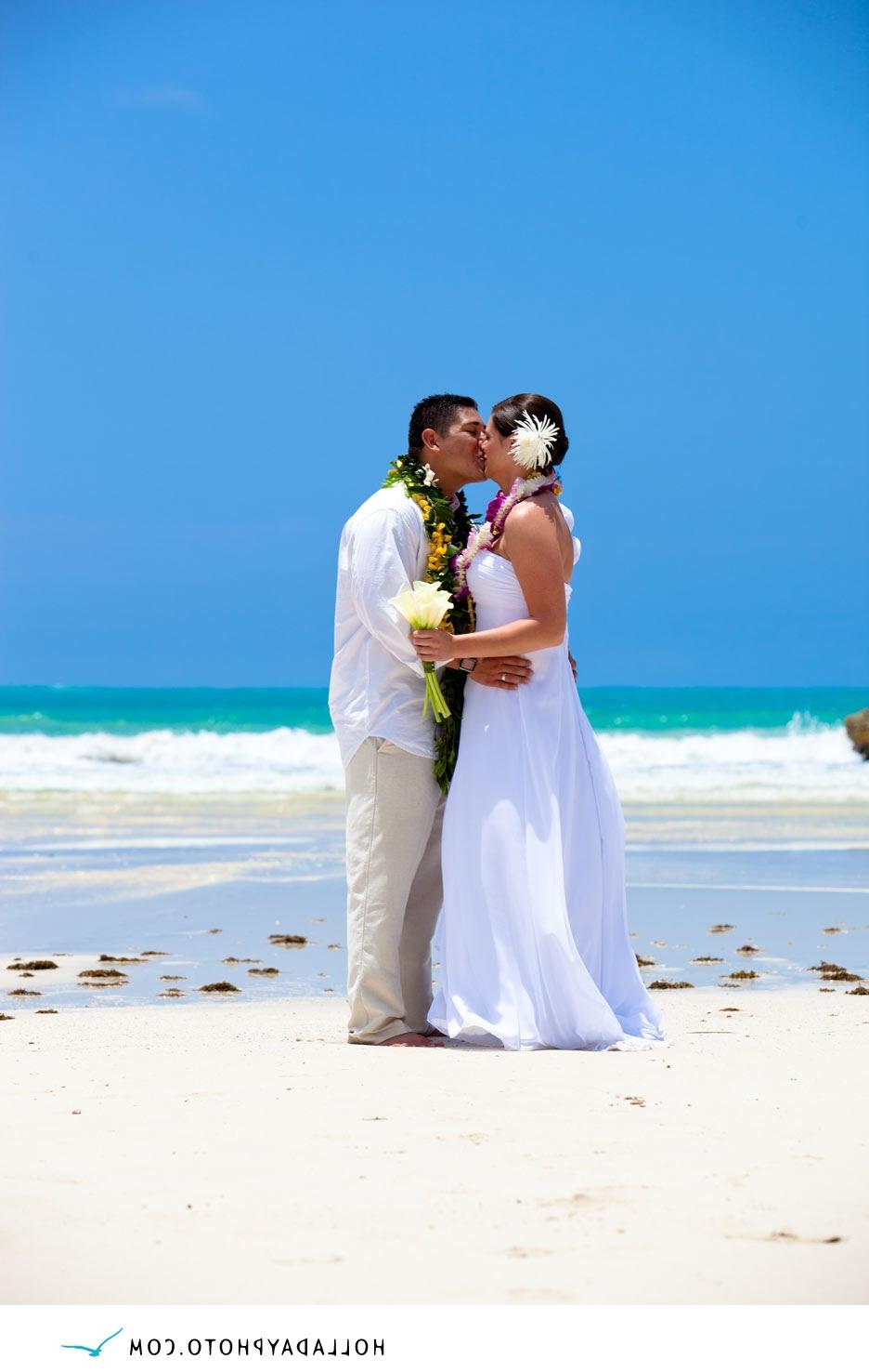 beach wedding groom