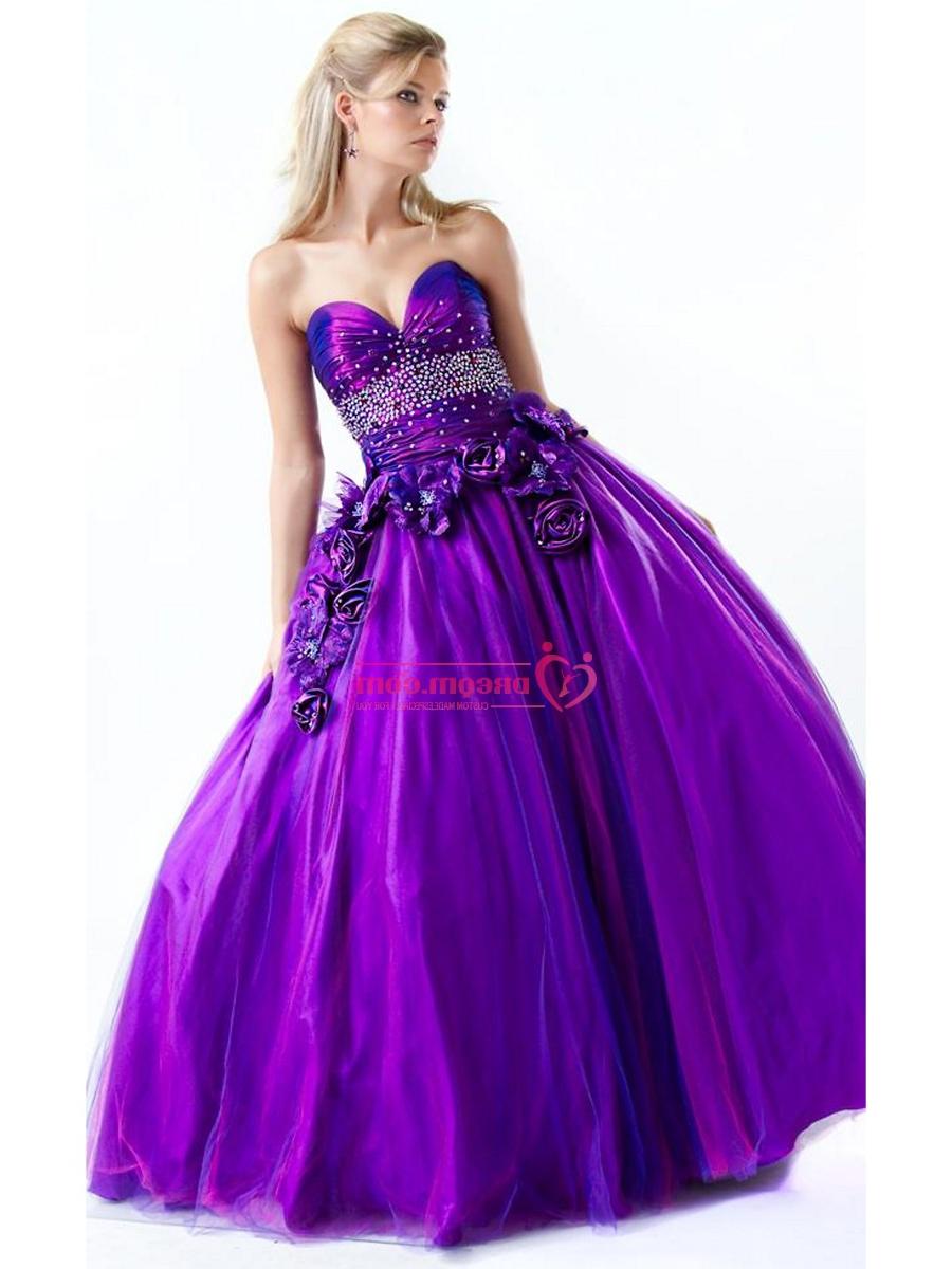 A Purple Ball-Gown Wedding Guests Dress : SD1114 :  378.00