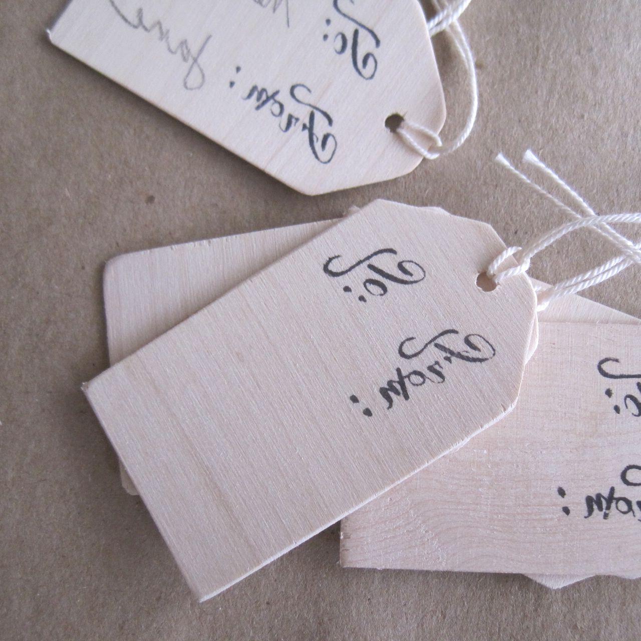 gift tags set of 6 small