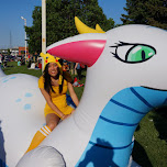 ridding the dragon at anime north 2015 in Toronto, Canada 