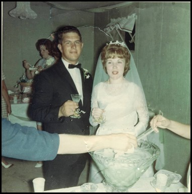 Frosted Lime Punch made by Mother Our Wedding sept 8 1965