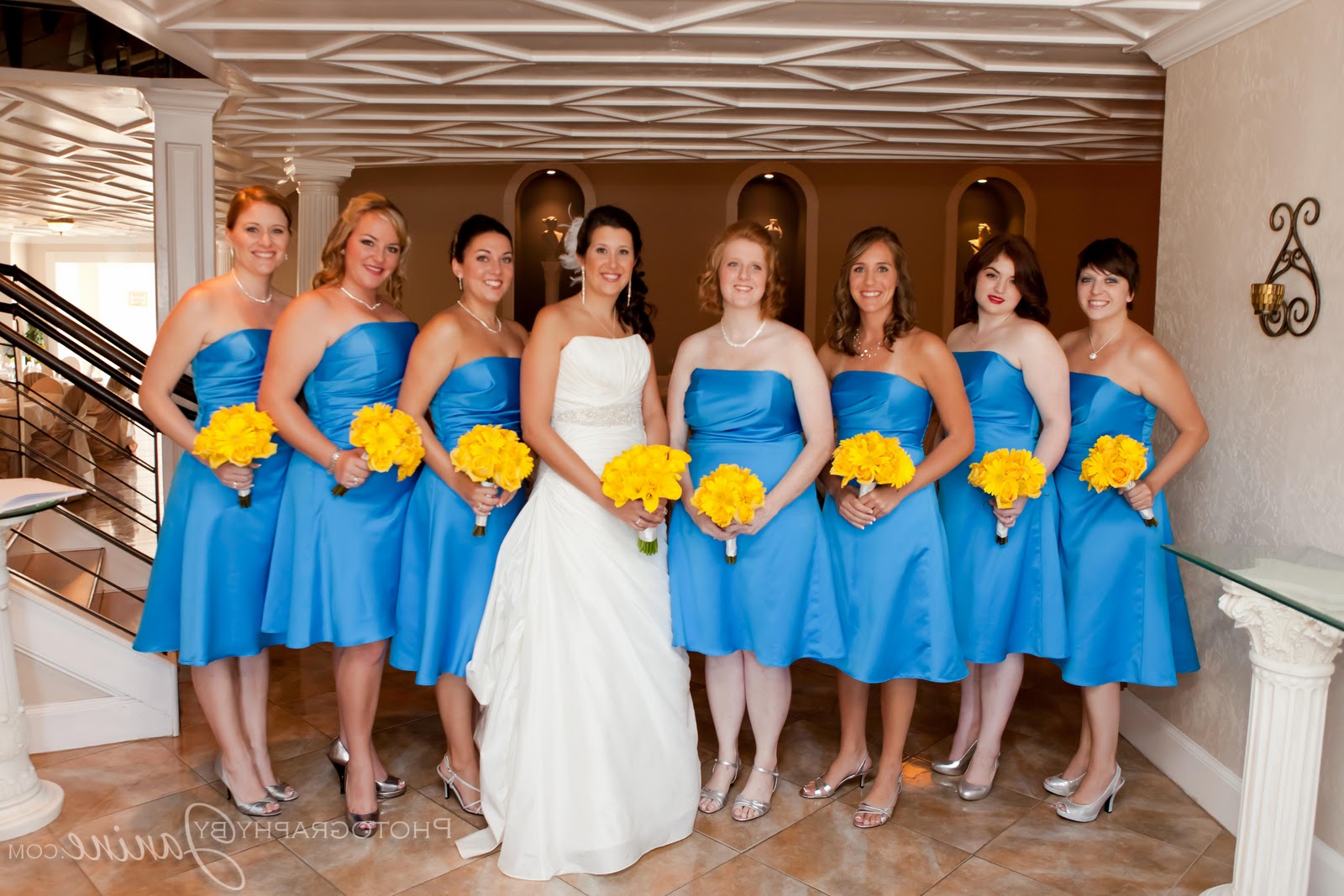 Blue and Yellow Wedding