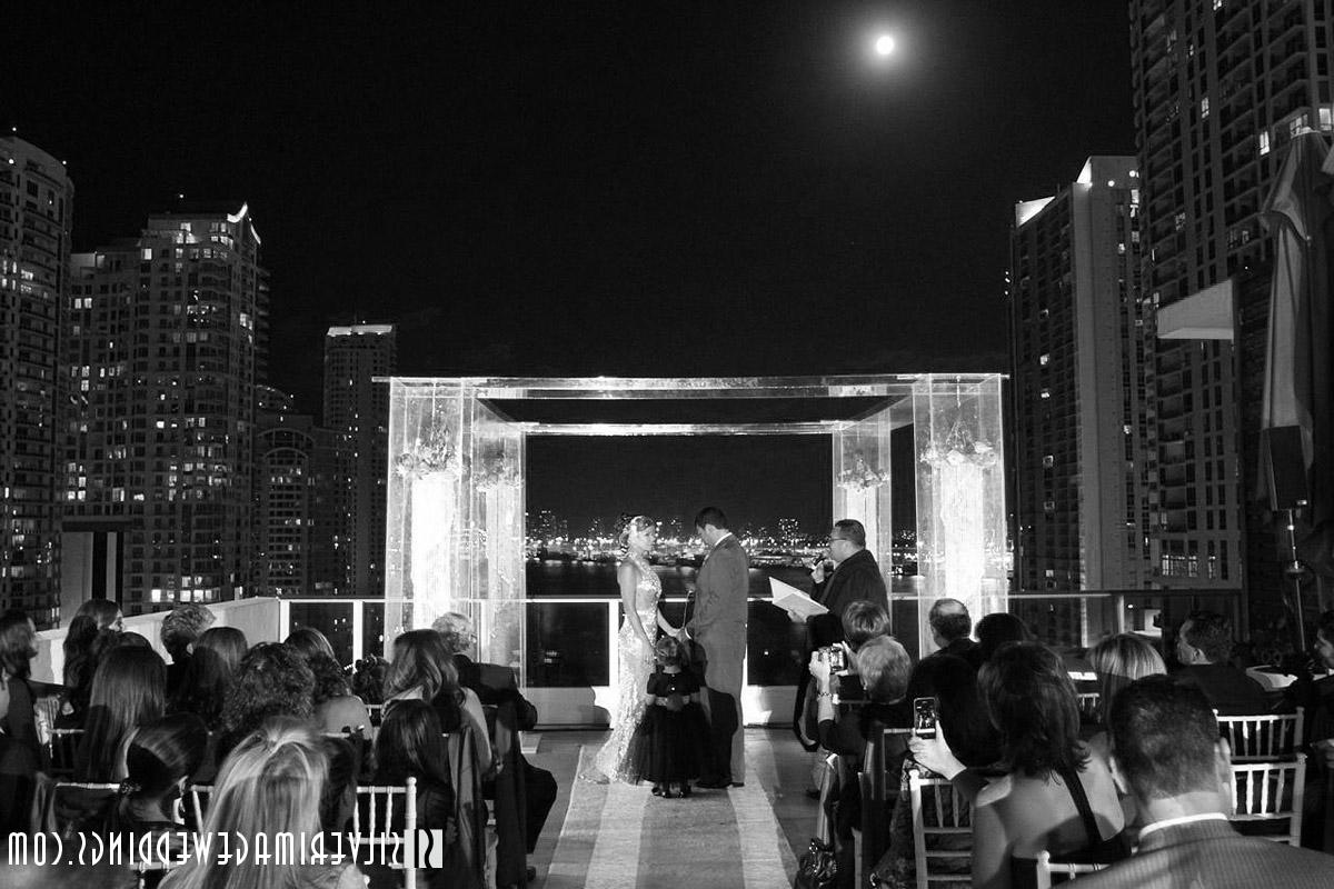 black-and-white wedding