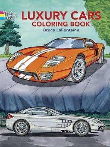 Premium Books - Luxury Cars Coloring Book (Dover History Coloring Book)