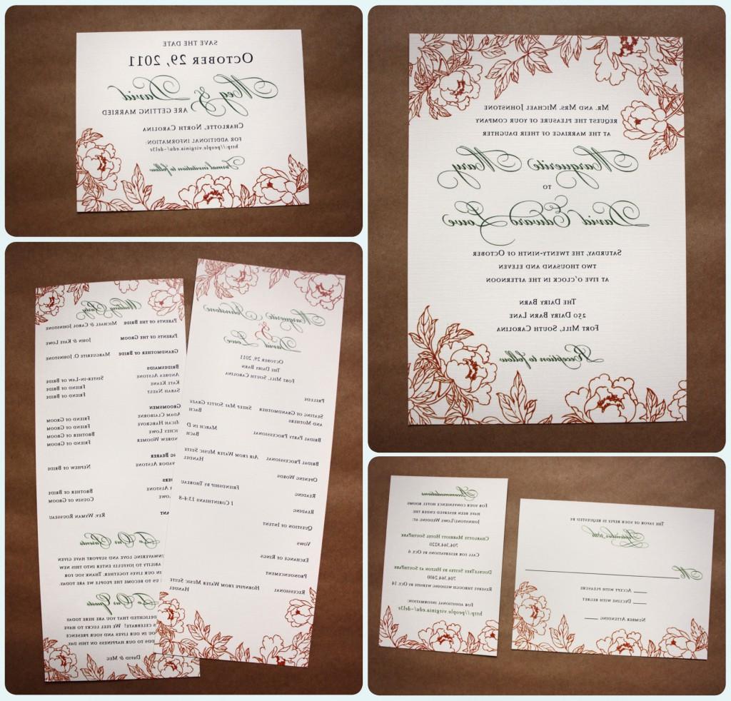 These fall wedding invitations
