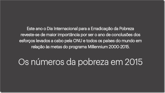 Dia Mundial da Erradicação da Pobreza