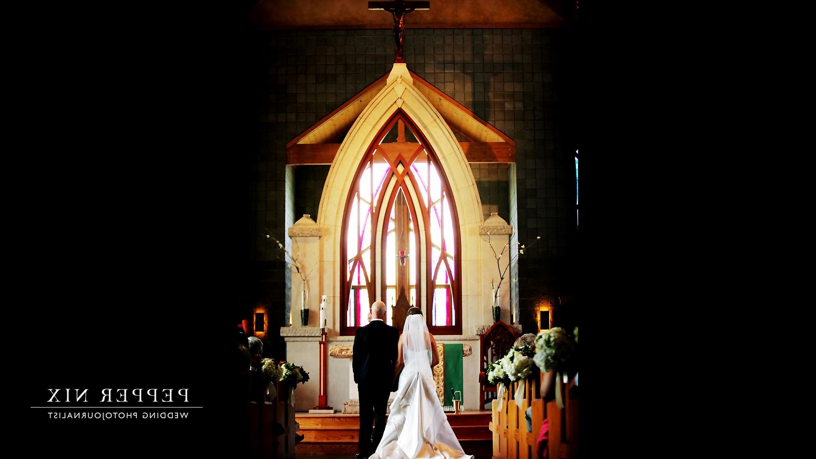 at the Church Altar