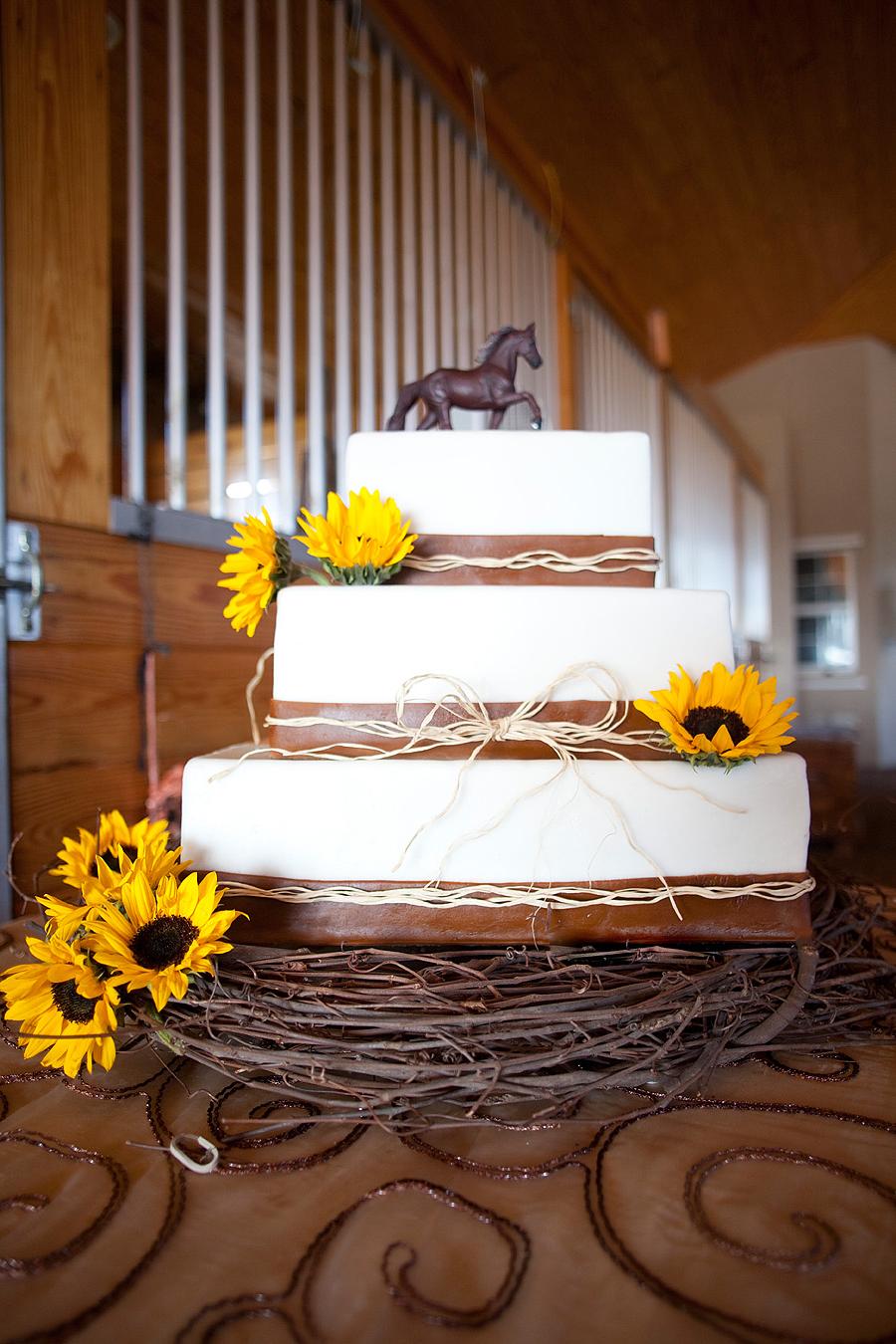 Sunflower Wedding Cake Ideas