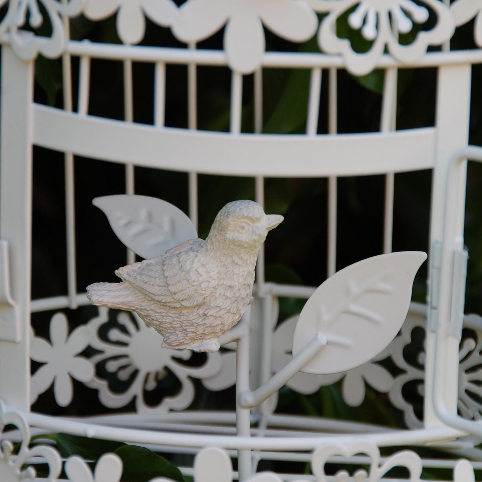 Bird Cage - Rose Decorated
