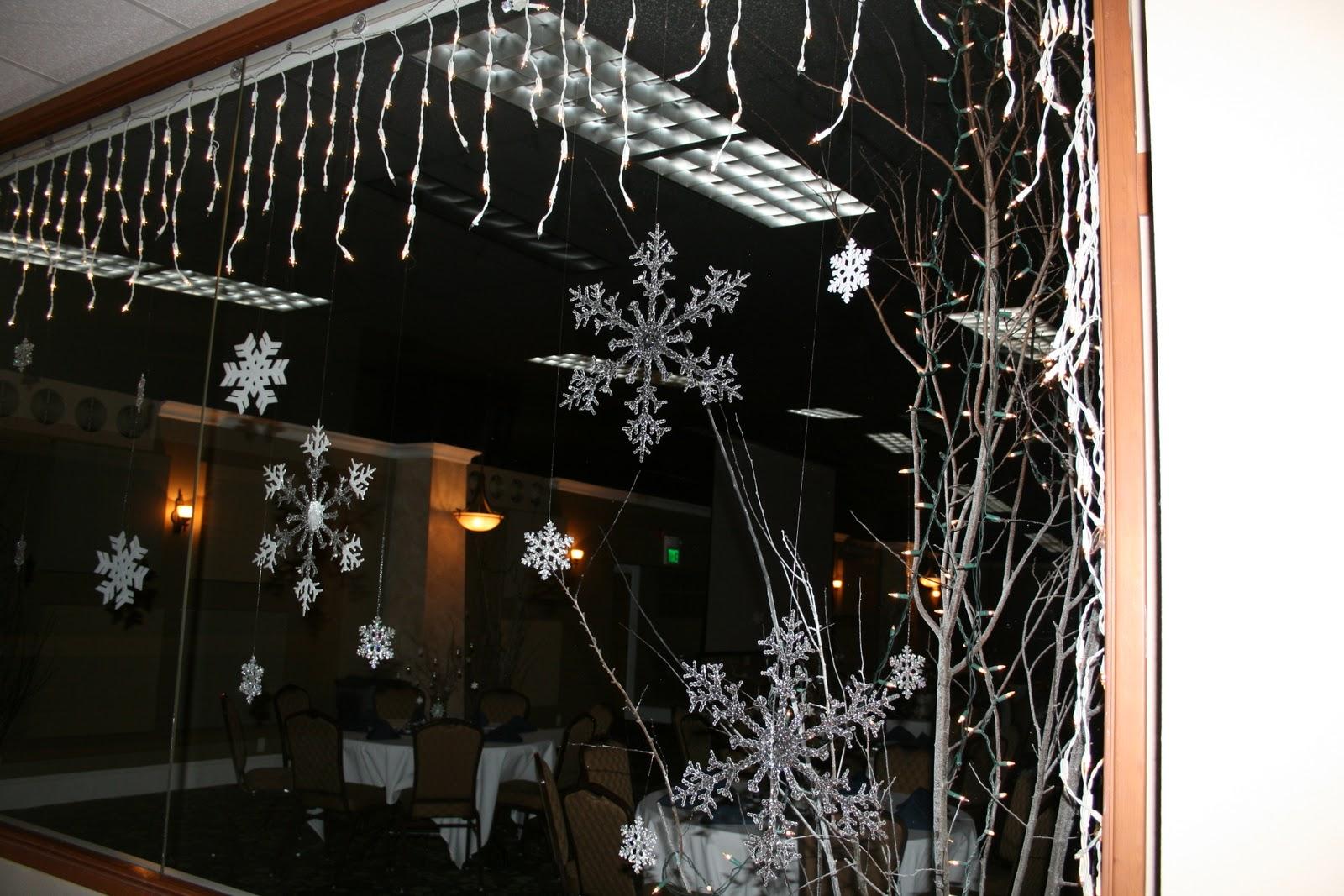 a winter themed reception.