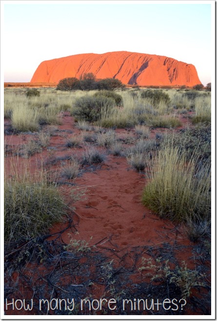 Sunset at Uluru | How Many More Minutes?