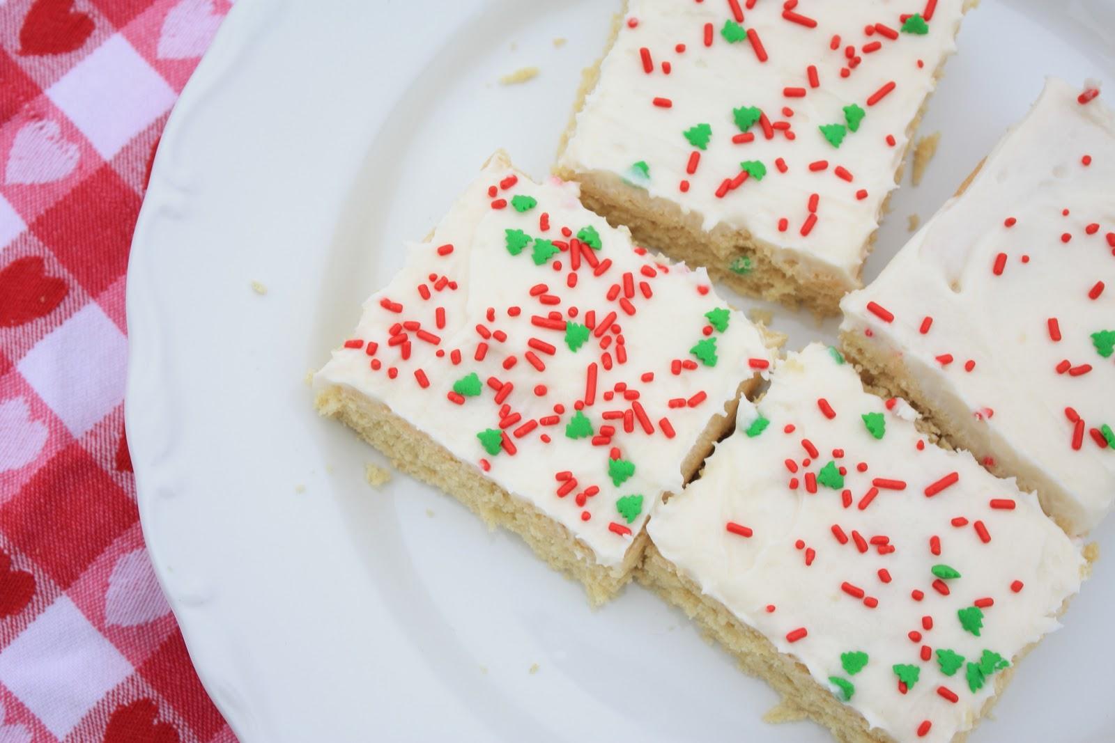 These sugar cookie bars are