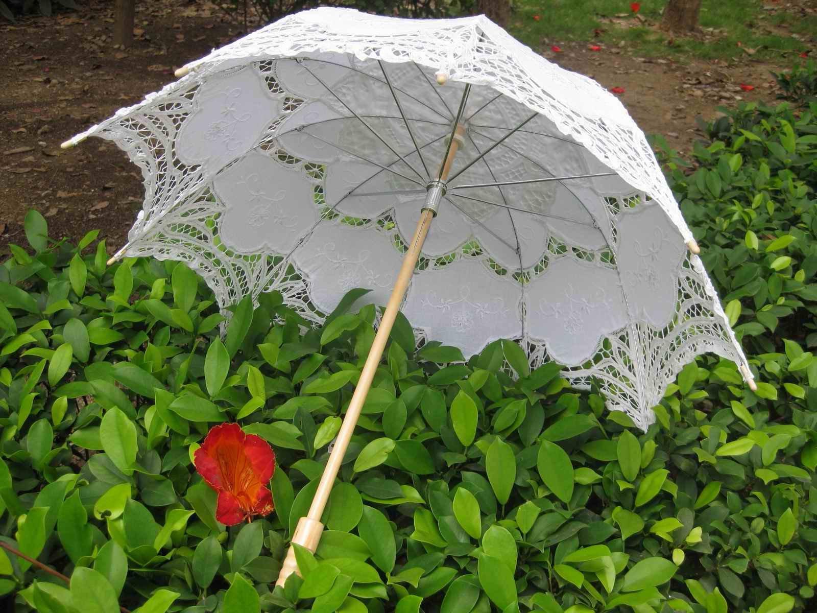 Lace Parasol For Wedding: