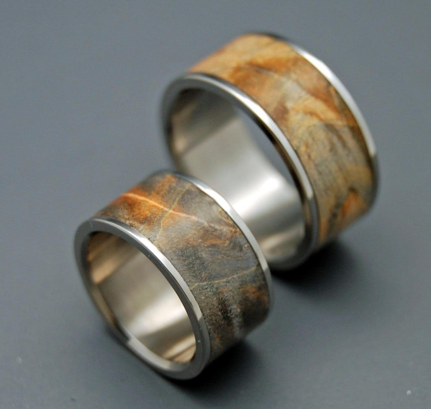 Across the Universe - Wooden Wedding Rings. From MinterandRichterDes