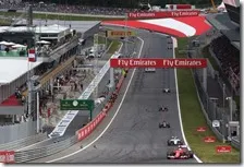 Sebastian Vettel nel gran premio d'Austria 2015