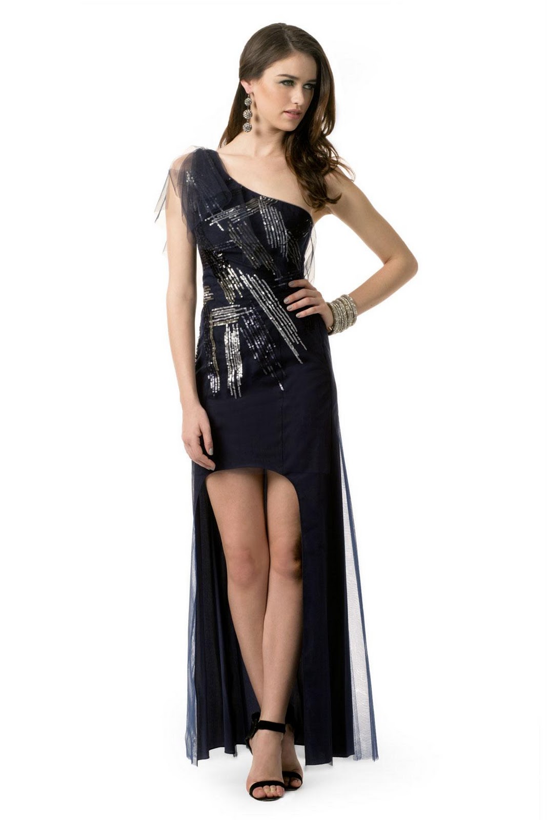 Malia Tulle Sequin Gown   Rent
