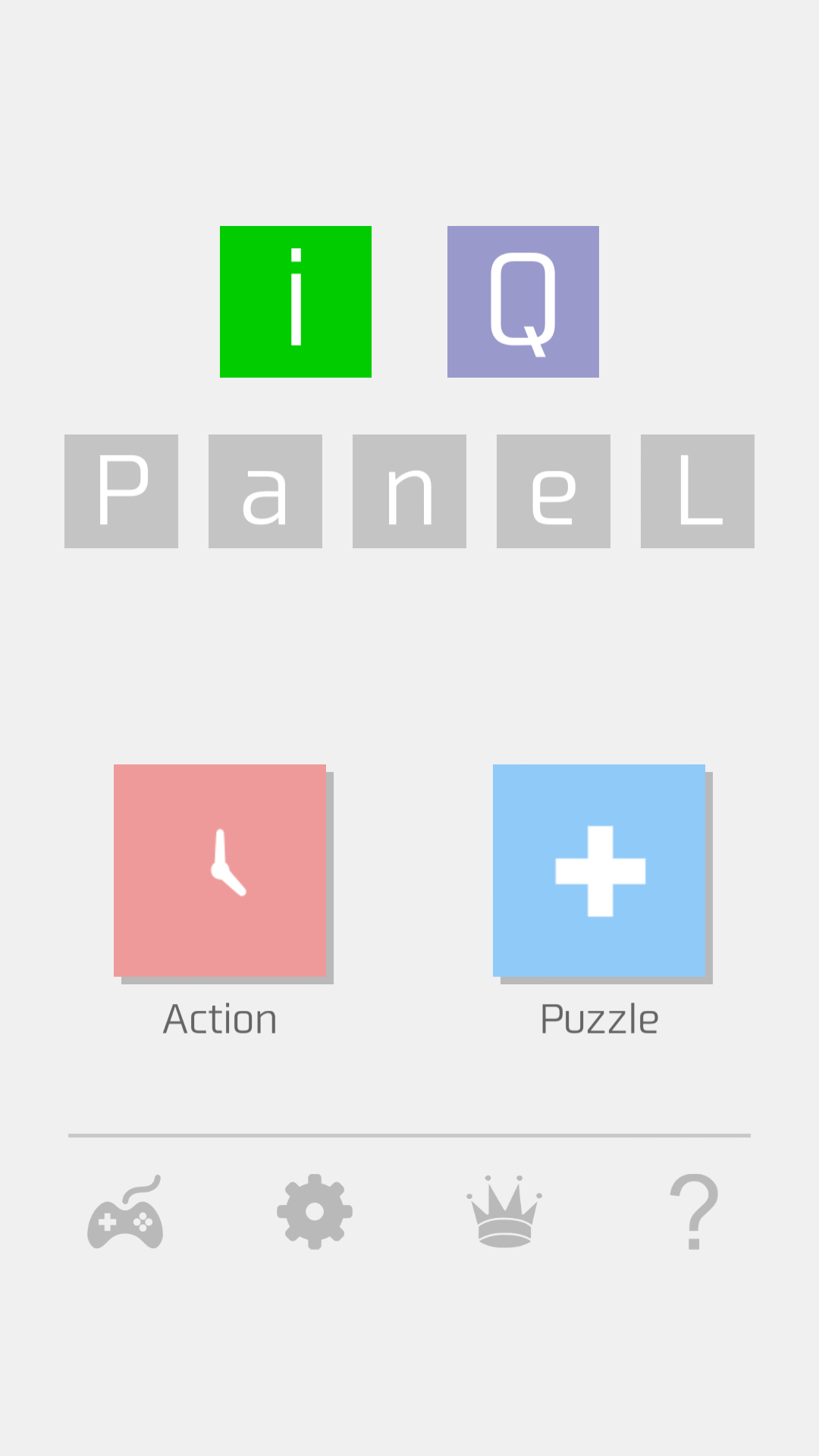 Android application iQ PaneL screenshort
