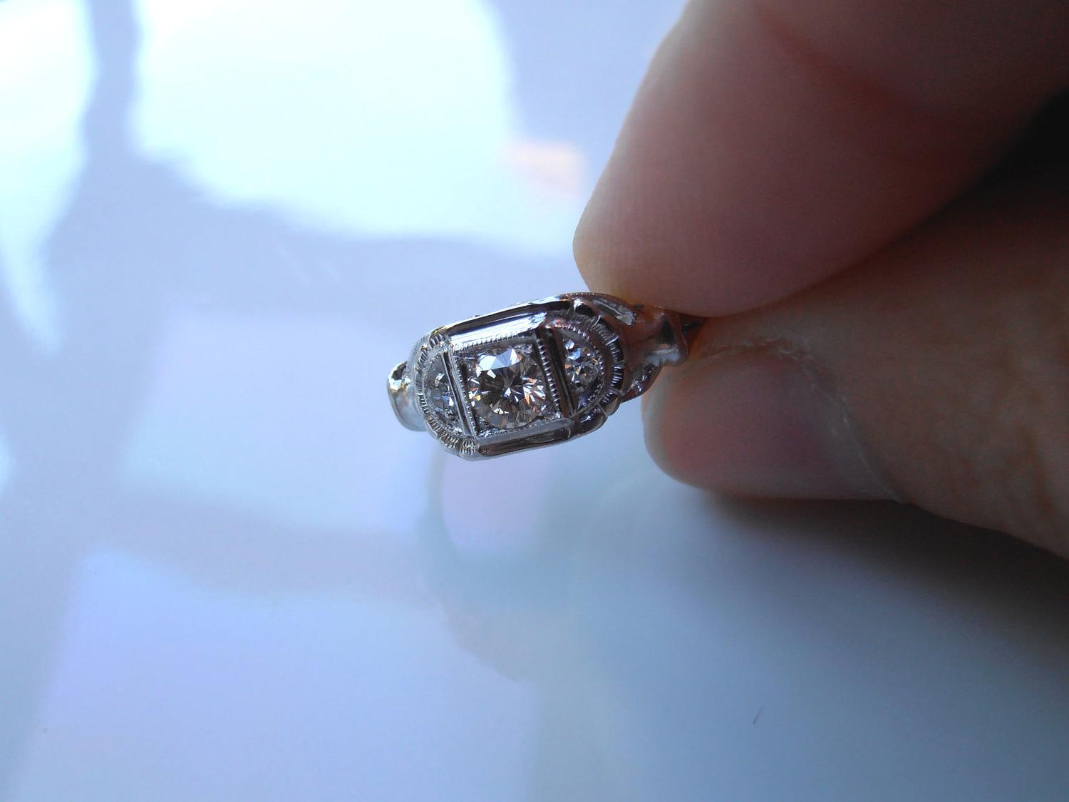 Antique Art Deco Diamond