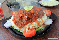 Rice and fish sizzler from Odisha, India