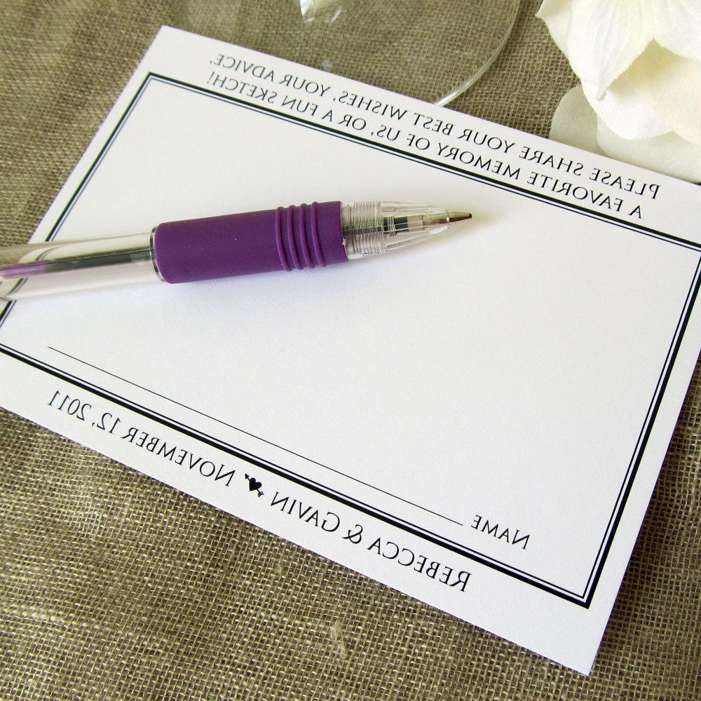 Wedding Guestbook Card Alternative Card Sample