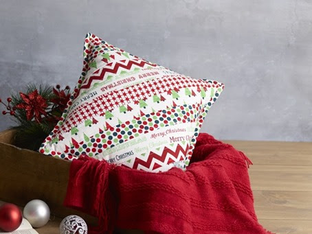  Festive QAYG Strip Cushion Tutorial {Handmade Christmas}