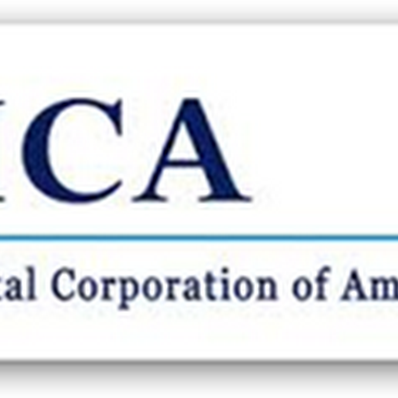 For Profit Hospitals Like Stock Buy Backs Too–HCA Buying Back $7.7 Billion Worth of Shares Over 3 Years…