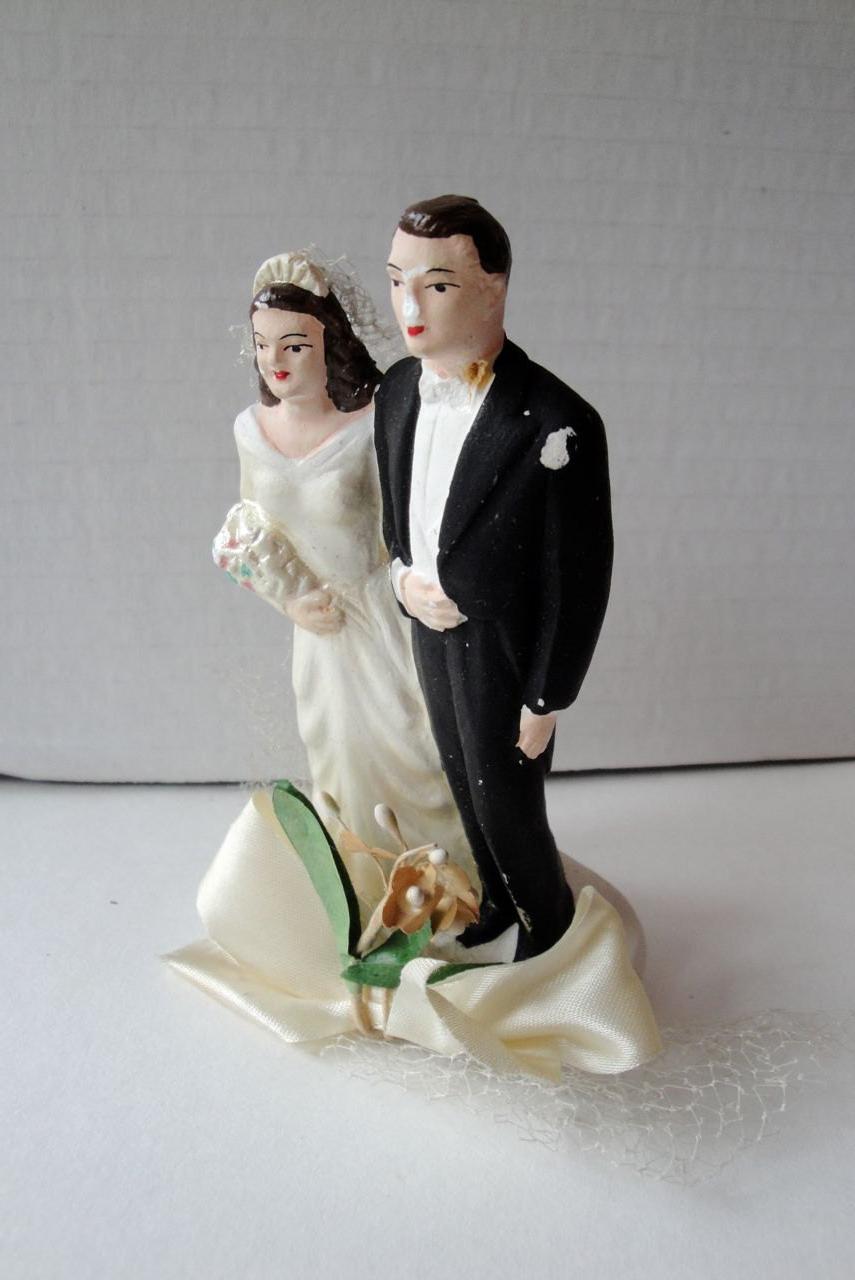 Vintage Wedding Cake Topper