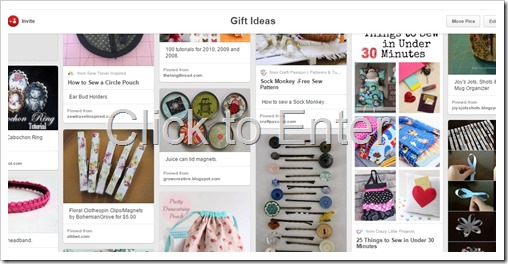 Gift Ideas Pinterest Board