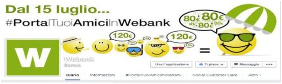 promozione conto webank