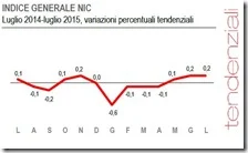 Indice generale NIC. Luglio 2015