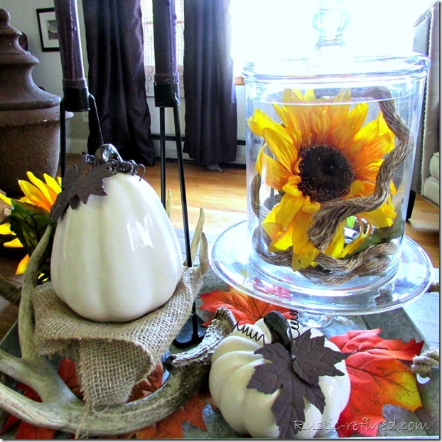 Using ceramic Pumpkins for fall decorating