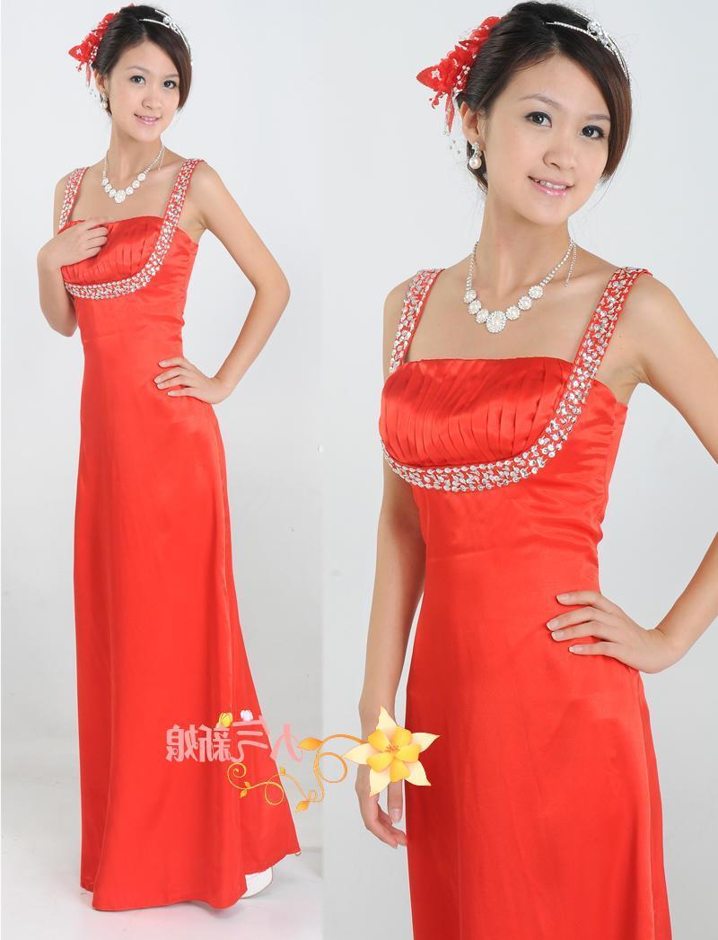wedding dresses in red