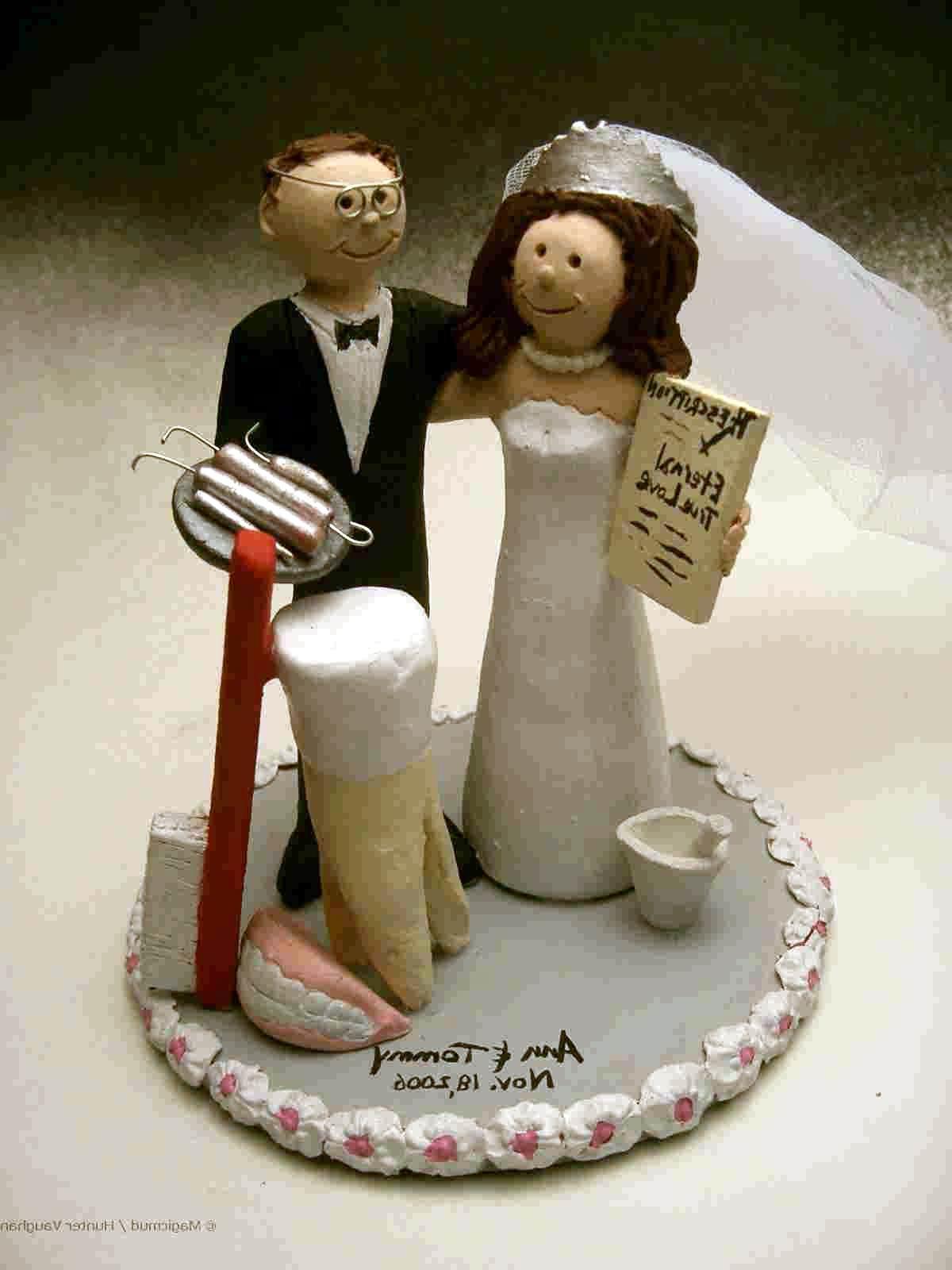 music wedding cake topper