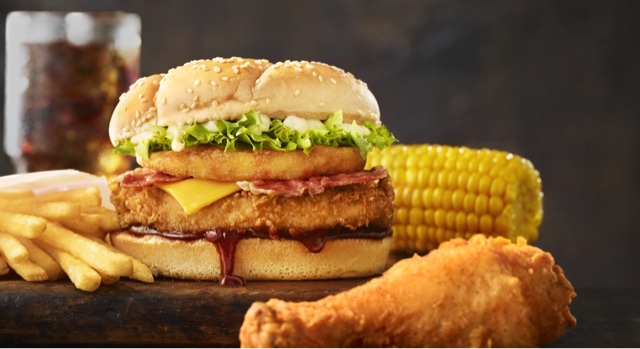 KFC BBQ Bacon Boss Burger