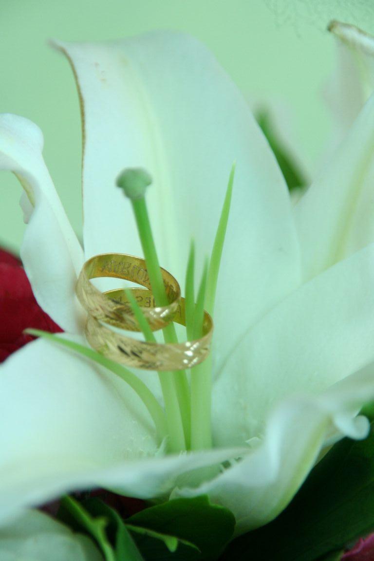 Wedding Ring 2 d Bride Bouquet