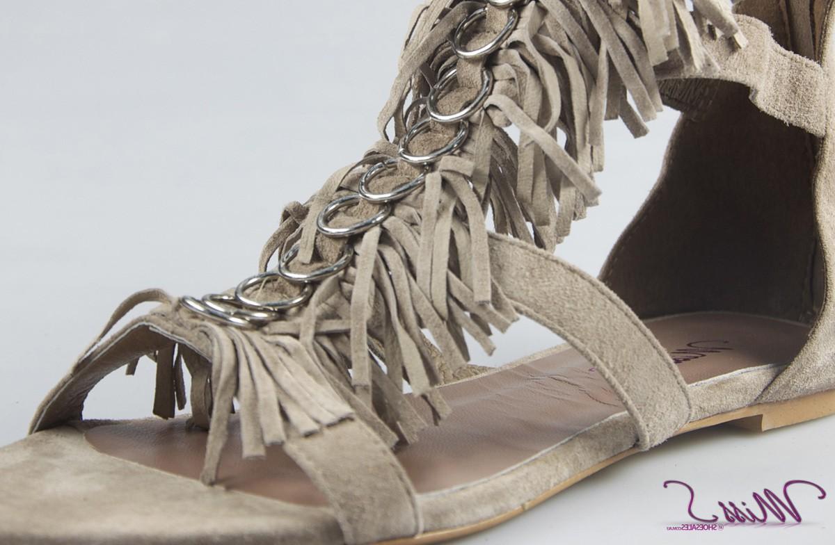 Boho, Taupe Suede by Miss S