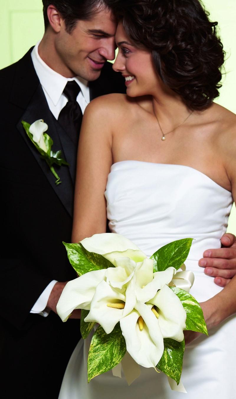 calla lillies wedding bouquets