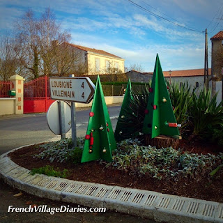 French Village Diaries community Christmas decorations