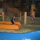 Bryan going down a water slide at Kalahari in OH 02182012a