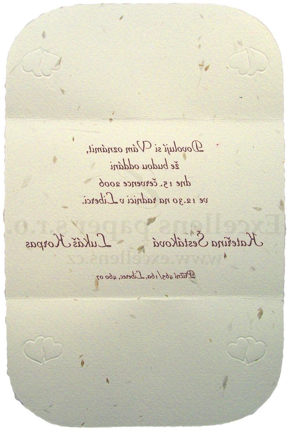 Wedding Invitation card C6 07