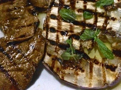 eggplant and mushroom