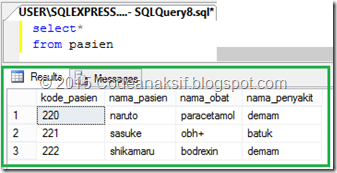 Membuat Table Menggunakan QUERY / CODING dengan SQL Server