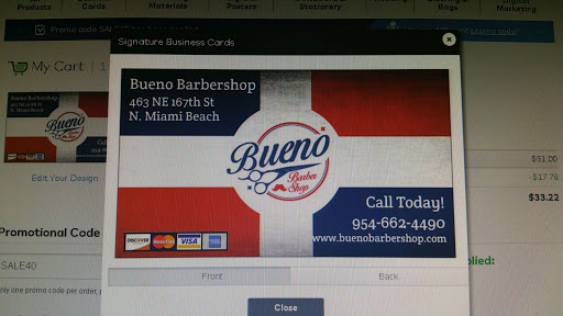 Barber Shop «Bueno Barbershop», reviews and photos, 463 NE 167th St, North Miami Beach, FL 33162, USA